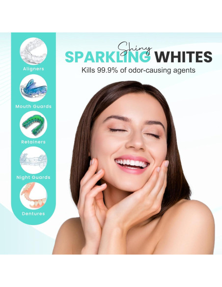 Tabletas Limpiadoras NuraClean para Retenedores y Dentaduras - 120 Unidades Tabletas Limpiadoras NuraClean para Retenedores y Dentaduras - 120 Unidades