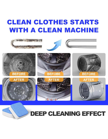 Limpiador de Lavadora GCW - Tabletas Desincrustantes 2 Unidades Limpiador de Lavadora GCW - Tabletas Desincrustantes 2 Unidades