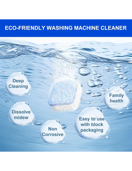 Limpiador de Lavadora GCW - Tabletas Desincrustantes 2 Unidades Limpiador de Lavadora GCW - Tabletas Desincrustantes 2 Unidades