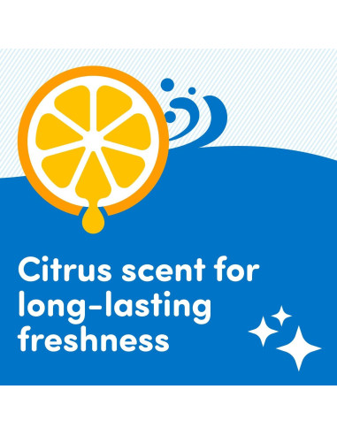 Limpiador de Lavadora Oh Yuk 473 ml, Fragancia Cítricos, 4 Limpiezas