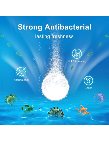 Tabletas Limpiadoras Ultrasónicas Bokai 60 Unidades 23mm