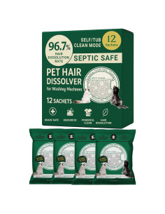 Disolvente de Pelo de Mascota Seedshub 12 Bolsitas 5 en 1