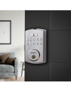 Cerradura Electrónica BRINKS con Huellas Dactilares y Teclado 2