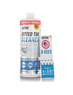 Limpiador de Bañera Jetted ACTIVE 32oz - 8 Usos Efectivo