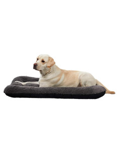 Cama para Perros Grandes ANWA 101.6x71.1cm Lavable Gris