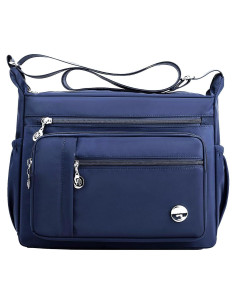 Bolso de Hombro MINTEGRA Azul Pequeño con Múltiples Bolsillos