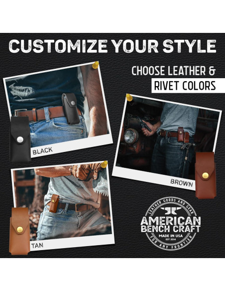 Funda de Cuero American Bench Craft para Multiherramientas Gerber