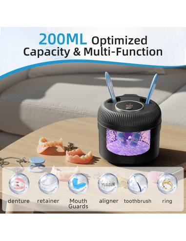 Limpiador Ultrasónico de Retenedores WBXWBX 200ml 45kHz