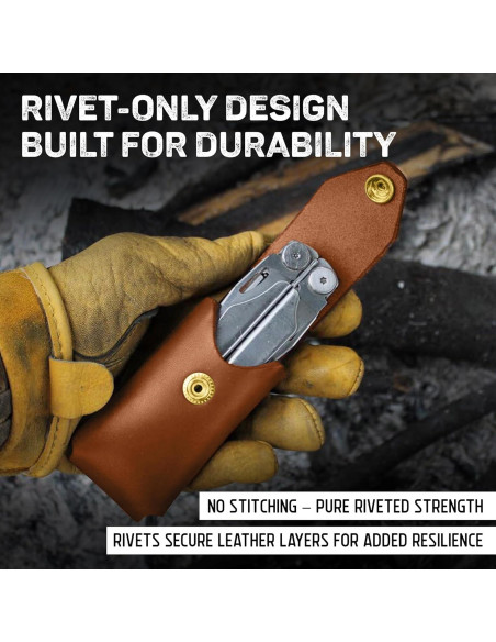 Funda de Cuero American Bench Craft para Multiherramientas Gerber