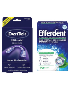 Guardián Definitivo DenTek para Bruxismo + Tabletas Limpiadoras 90ct