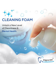 Espuma Limpiadora AlignerOff para Alineadores y Retenedores - 90g 2