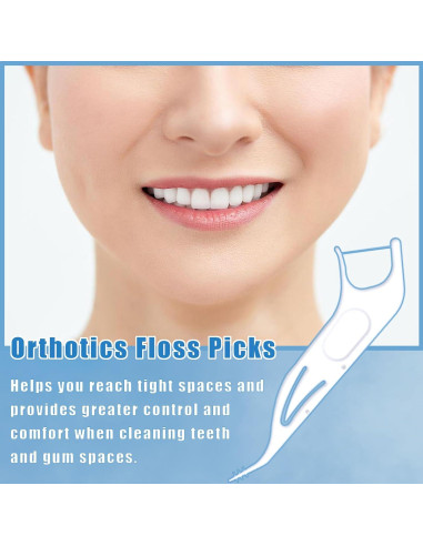 Hilo Dental Ortodóntico 3 en 1 Danticy - 50 Unidades