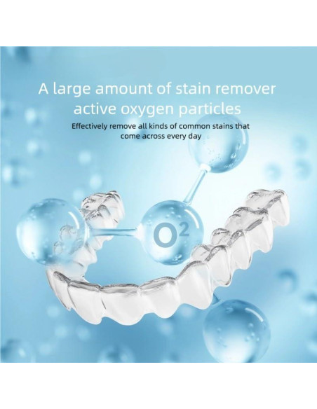 YANDY Polvo de limpieza para retenedores y aparatos dentales 30 paquetes