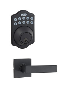 Cerradura Electrónica Amazon Basics con Teclado - Negro Mate 2