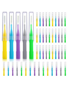 50 Piezas Cepillos Interdentales Patelai - Limpieza Dental Efectiva