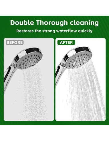 Juego de Herramientas de Limpieza para Cabezal de Ducha uadbau 30 Pcs