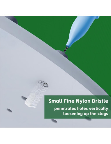 Juego de Herramientas de Limpieza para Cabezal de Ducha uadbau 30 Pcs