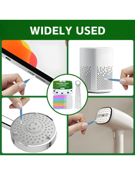 Juego de Herramientas de Limpieza para Cabezal de Ducha uadbau 30 Pcs