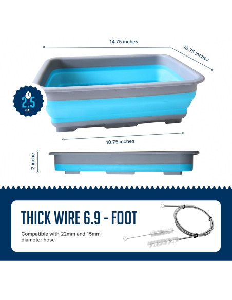 Kit de Limpieza CPAP Shaoxing - Manguera 2.13m y Cepillo