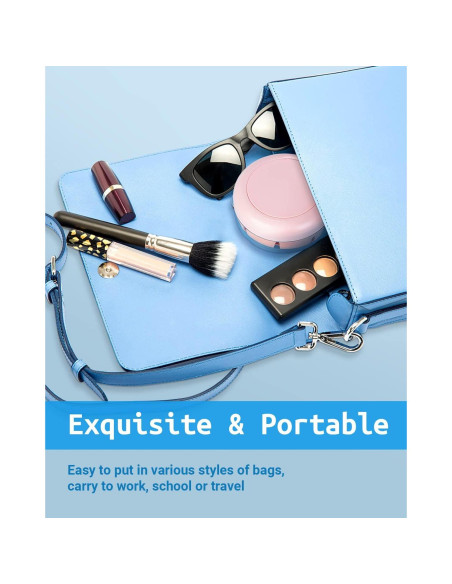 Estuche para Dentaduras SEANCHEER Rosa Portátil a Prueba de Fugas