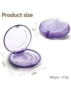 Estuche para Retenedor DOTCUTY - Paquete de 2, Cierre Magnético 2