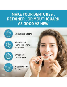 Limpiador de Retenedores y Alineadores Forsen 60ml - Espuma Blanqueadora 2