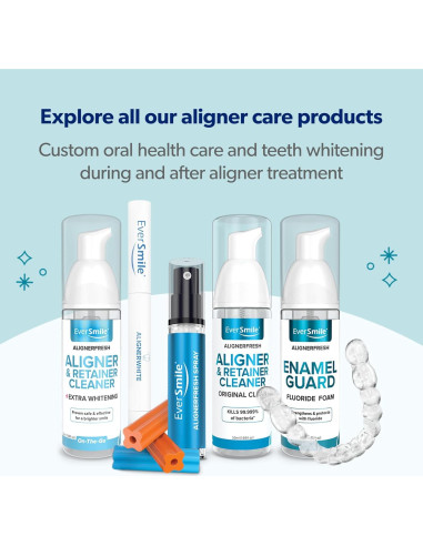 EverSmile AlignerFresh 50ml - Limpiador y Blanqueador Dental