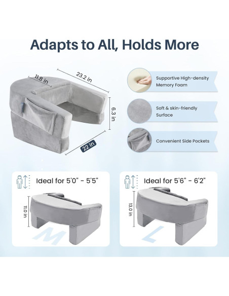 Escritorio de Almohada Grande Weighted Idea con Reposabrazos