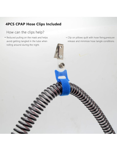 Cepillo de limpieza para manguera CPAP TUSIWIT 2.1m con cabezales