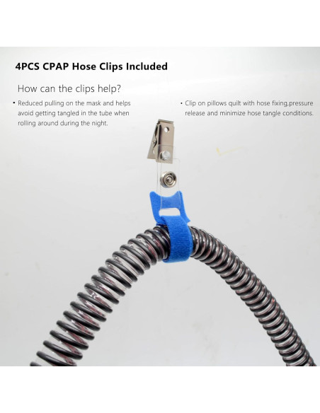 Cepillo de limpieza para manguera CPAP TUSIWIT 2.1m con cabezales