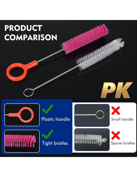 Cepillo Limpiador CPAP YZAHGDS Flexible 2.24m Acero Inoxidable