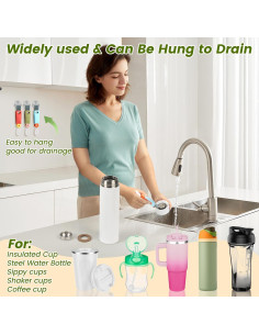 Set de 3 Cepillos Limpiadores para Botellas SUPERZZKKE 2