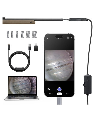 Borescope USB-C Teslong NTG100-C para Rifles, 114.3 cm