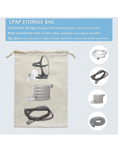 Kit de Limpieza y Secado de Manguera CPAP Shunyi con Algodón