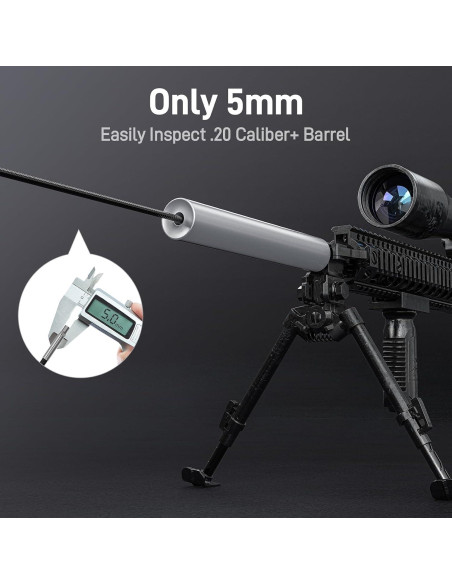 Borescope USB-C Teslong NTG100-C para Rifles, 114.3 cm