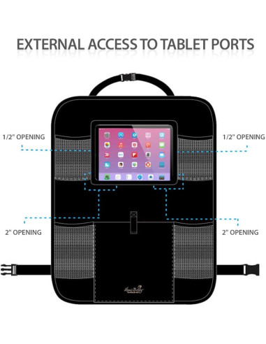 Organizador de Asiento Trasero Mom's Besty - Protector y Soporte Tablet