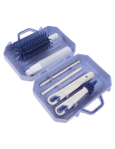 Set de Cepillos de Limpieza para Botellas y Tetinas - Azul