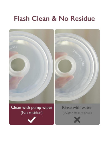 Toallitas Naturales para Extractores de Leche Momcozy - 30 Unidades