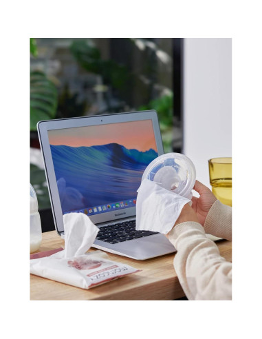 Toallitas Naturales para Extractores de Leche Momcozy - 30 Unidades