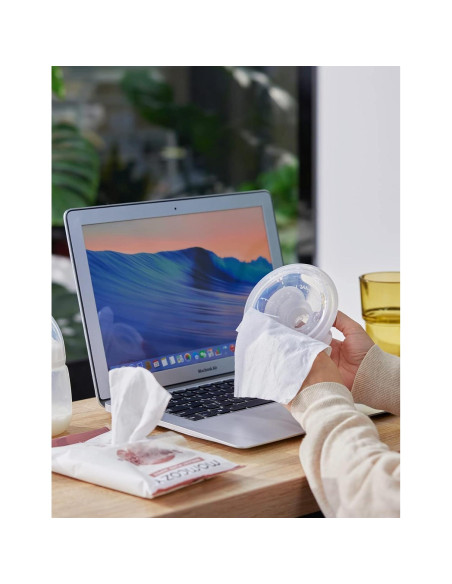Toallitas Naturales para Extractores de Leche Momcozy - 30 Unidades