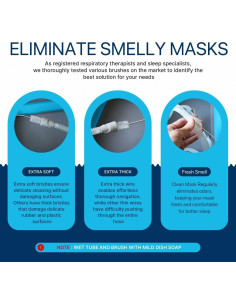 Kit de limpieza CPAP Shaoxing - Cepillo 2.1m y lavabo plegable 2