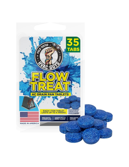 Tabletas de Drenaje HVAC Flow Treat 35PK - Control de Olores