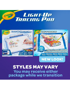 Tableta de Trazado Iluminada Crayola - Azul, 34 Piezas 2
