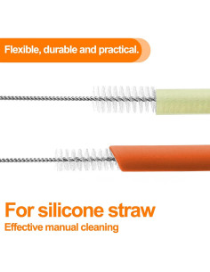 Cepillo Limpiador de Popotes YETI KEUYE 30 cm Acero Inoxidable 2