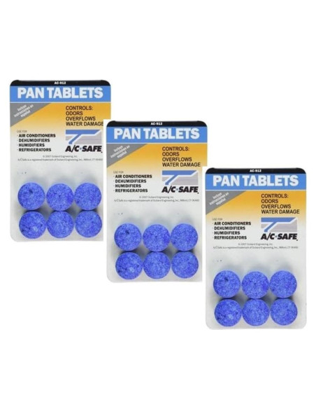 Tabletas Limpiadoras para Bandejas de Aire Acondicionado NACION 6 Unidades