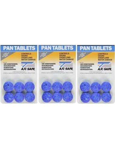 Tabletas Limpiadoras para Bandejas de Aire Acondicionado NACION 6 Unidades