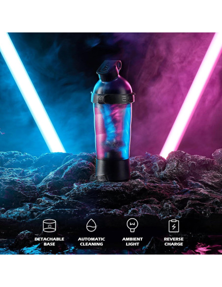 Botella Mezcladora Eléctrica Daasigwaa 550ml Tritan Libre BPA