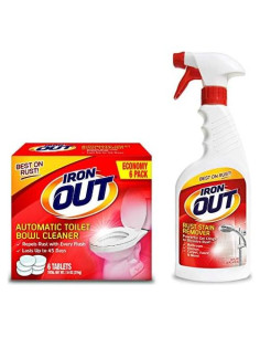 Removedor de Manchas de Óxido Iron OUT Tabletas y Spray 0.95L