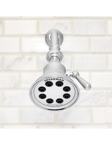 Cabezal de Ducha Speakman Retro S-3015 8 Jets 9.5 LPM Cromo