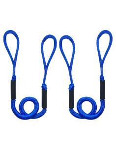 Cuerda de Amarre Elástica NIUTRIP 1,22-1,68 m Azul 2 Piezas